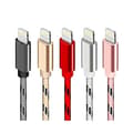 5-pack 2m flätade Lightning-kablar - Snabbladdnings- och datasynkroniseringskabel för iPhone 11 13 14, hållbar USB-laddare