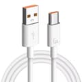 Superhurtigt 6A USB til USB-C datakabel til iPhone 16 15 Pro Samsung Galaxy S22, S21, S20 (2m)