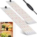 2PC Full Spectrum LED Växtbelysning 270 LED för inomhusväxter, timer, 10 ljusstyrkenivåer, energiklass