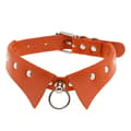 Läderchoker Punkhalsband Kvinnor Nitar Dubbade Chockers A8 A8