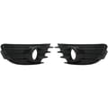 1 par tåkelysgrilldeksler, svart tåkelysgrill foran for Citroen C4 2004-2008