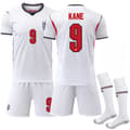Fotballsett for barn England Hjemmebane VM 2026 Nr. 9 Kane 22 22