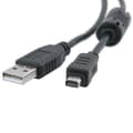USB-kabel til dataoverførsel og opladning til Olympus Tough TG-3 kamera, sort