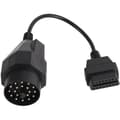 OBD2 20-nastainen 16-nastaiseen sovitinkaapeli – Yhteensopiva E36 E38 E39 E46 E53 X5 Z3 -mallien kanssa – ABS-materiaali – Pituus 320 mm