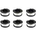 Ersättningsspole med tråd - Black+Decker - A6481 - Förpackning med 6 - Diameter 1,5 mm - Längd 10 m