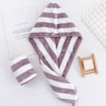 Miniatyrbild 5 av 5: 3-pack Mikrofiber Hårhandduk Wrap Superabsorberande Hår Turban för Blött Hår Mjuk Hår Torkande Handduk style2
