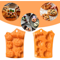 Miniatyrbild 7 av 7: 6-håls Halloween Bat Ghost Cookieform Isbitform