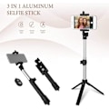 Miniatyrbillede 2 af 5: Trådløs Bluetooth Selfie Stick Håndholdt Foldbar Mini Tripod