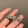 Miniatyrbilde 3 av 3: Brude Bryllup Krystall Stjerne Tiara Bryllup Hårtilbehør for Kvinner og Jenter (Sølv)