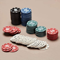 Pikkukuva 7 / 7: Pelimerkit, Bingo-merkit, Laskupelimerkit 100 kpl