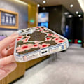Miniatyrbild 5 av 5: För iPhone 15 Pro Max Mobilskal Mönsterdesign Spegelyta Akryl+TPU Mobilskal