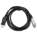 USB til XLR Mikrofonkabel - Professionelt Stabilt Optagelseskonverteringskabel til PC, 3m/9.8ft