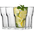 Pikkukuva 1 / 9: 360 ml juomalasisetti, 4 kpl | Kirkkaat juomalasit jokapäiväiseen käyttöön | Tukevat korkeat lasit highball-juomille | Mehulle, cocktailille