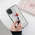 Miniatyrbild 3 av 5: Skal för iPhone 15 Spegel, Spegelfodral Icke-deformerbar Design för Kvinnor Flickor, Perfekt för Smink När Som Helst