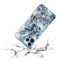Miniatyrbild 3 av 4: För iPhone 14 Pro IMD Marmor TPU Mobilskal