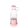 Miniatyrbillede 1 af 4: Genopladelig Bærbar Juicer Blender Flaske, Rustfrit Stål pink