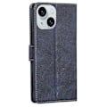 Pikkukuva 3 / 5: iPhone 15 Magneettilukko Folio Flip PU Nahkainen Lompakkokotelo Puhelinjalusta Suojakuori