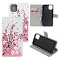 Miniatyrbillede 1 af 5: Læder Wallet Case med Mønsterprint til iPhone 12 Mini