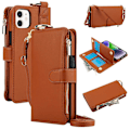 Pikkukuva 1 / 5: Crossbody-lompakkonahkakotelo iPhone 12 minille