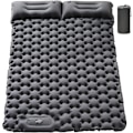 Pikkukuva 1 / 8: Itsestään täyttyvä retkeilymatto: paksu ja kevyt kahden hengen retkeilymatto, joka voidaan kiinnittää retkeilymatto ja kompakti retkeilymatto grey-2 Double sleeping pad