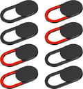 Webcam-skydd för bärbar dator 8 st (4 svarta + 4 röda) Webcam-skydd KIWI d DXGHC