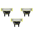 Miniatyrbillede 1 af 7: 3-pak 360 barberblade kompatible med Philips Oneblade Udskiftning