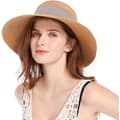 Damer Strand Halm Panama Hat Bredbredd Foldbar Fedora Solhatte Til Kvinder Uv Upf 50+ Grå Grey