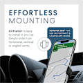 Miniatyrbild 3 av 4: Bärbar bilhållare för smartphone upp till 6 tum, Svart