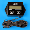 Miniatyrbillede 3 af 3: Motorcykel LCD Race Digital Rpm Tacho Timer Tacho Måler