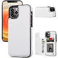 Miniatyrbillede 1 af 5: 2 stk. Wallet Case Kompatibel med iPhone 12 Pro/12, slankt beskyttelsesetui med kortholder, PU læder etui med stativ og kortpladser med en skærmbeskytter