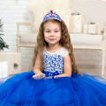 Miniatyrbillede 5 af 5: IC Prinsesse Tiara Krone Krystal, Udklædnings Hårtilbehør, Lilla