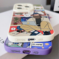 Pikkukuva 4 / 5: iPhone 15 nestemäinen Angel Eyes -partainen TPU-puhelinkotelo