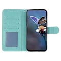 Pikkukuva 2 / 4: Yhteensopiva iPhone 15 -kotelo pitsikukilla PU-nahkainen lompakkokotelo