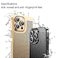 Pikkukuva 4 / 4: iPhone 13 Ice Sense -lämmönpoisto galvanointi PC-puhelinkotelo