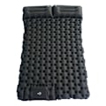 Pikkukuva 1 / 8: Itsestään täyttyvä retkipatja: paksu ja kevyt kahden hengen retkipatja, joka voidaan kiinnittää retkialustaksi ja kompaktiksi retkipatjaksi black Double sleeping pad