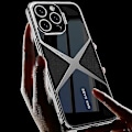 Pikkukuva 4 / 5: iPhone 14 Pro Max -puhelimen liitoskuori, nahkapäällysteinen TPU+PC-hybridisuojus