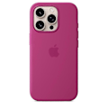 Miniatyrbillede 1 af 4: 1 stk. Apple iPhone 16 Pro Max silikonecover med MagSafe og kamerastyring - Fuchsia