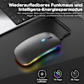 Pikkukuva 2 / 4: Bluetooth-kaksoistila langaton hiiri, lataus, äänetön