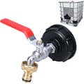 1000l tankhane med havevandhane adapter, S60x6 IBC haneforbindelse