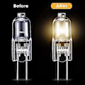 Miniatyrbilde 4 av 5: G4 halogenlamper 20W 12V - Varmhvit - 10 pakning 20W 20W 10 stk
