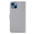 Miniatyrbillede 3 af 5: Trikolore Syning Flip Læder Telefon Cover Til iPhone 14