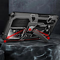 Miniatyrbillede 2 af 4: Til Samsung Galaxy S21+ 5G Machine Armor Warrior Stødsikkert PC + TPU Beskyttelsesetui (Sort)
