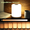 Miniatyrbillede 2 af 4: LED sengelampe, berøringssensorkontrol, dæmpbar læselampe