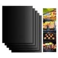 5-pack Non-Stick Grillmattor - BBQ Grillmattor, Återanvändbara Teflon Grilltillbehör för Utomhusbruk