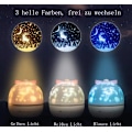 Miniatyrbilde 4 av 4: LED nattlampe, stjernehimmelprojeksjonslampe, babystjernelys