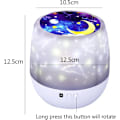 Miniatyrbilde 4 av 4: LED Nattlys Søvnhjelp og Projektor Stjernehimmel
