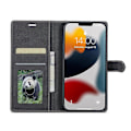 Miniatyrbild 4 av 4: För iPhone 14 Pro Max Forwenw F1-serien Matt Stark Magnetisk Läder Telefonfodral