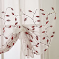 Miniatyrbilde 7 av 8: Polyester Blomstertrykk Drapering Korte Gardiner For Hjemmeinnredning