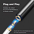 Miniatyrbillede 3 af 6: Type C til 3,5 mm Hovedtelefon Audio Jack Adapter