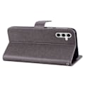 Miniatyrbillede 3 af 5: Til Samsung Galaxy A35 5G Wallet Case Læder Telefon Cover Ugle Blomst Præget